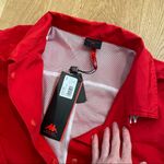 Kappa  Authentic Shadow Skind Unisex Jacket and Cargo Pants in Red Photo 8