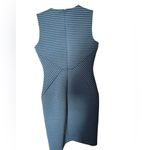 Calvin Klein NWT  Blue striped scuba sheath midi dress, 6 Photo 1