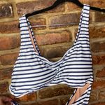 J.Crew New NWT Striped Cut-Out One-Piece Swim Bathing Suit Women's Size 24 Photo 2