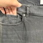 Loft Womens Jeans Denim Washed Black Gray Demi Boot Frayed Cut Hem Size 14 Photo 5