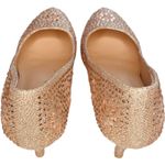 Mila Lady | Champagne Crystal Gemstone Pumps (Sparkle) Size 10 US | EUC Gold Photo 9