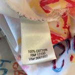 Target Luella For White Graffiti Shirt Button Down M Fits Like A Small Photo 6