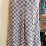 Lena Gabrielle NWT  high waisted plaid palazzo pants. Sz 2 Photo 0
