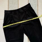 Aritzia Babaton Black Faux Suede High Rise Tapered Leg Pull-On Pants Women’s 6 Photo 6