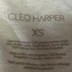 Cleo Harper Heather Grey Logo Pullover Raglan Cropped Hoodie Sweatshirt Size XS Gray Photo 3