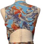 Lulus Something to Believe In Turquoise Floral Print Wrap Dress Photo 8