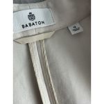 Aritzia Babaton Macauley Blazer Sz 12 Stone Off White Ruched Arm (b48) Photo 4