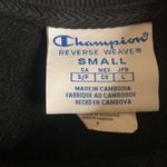 Champion Heavy Black  Crop Sweatshirt S Photo 4