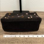 ✨Shiraleah Black Corduroy Cosmetic Bag with Floral Embroidery 🌼 Photo 5