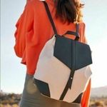 Deux Lux  Canvas and Vegan Leather Backpack NWOT Photo 0