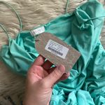 Meshki  Candice Ruched Maxi Dress In Mint Photo 8