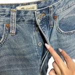 Madewell The Dadjean Destroyed Edition Jeans Dustin Wash Size 27 Photo 5