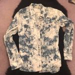 BLANK NYC acid wash tie dye chambray shirt small Photo 0