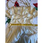 Gunne Sax 70s Off White Romantic Victorian Prairie Wedding Dress Sleeves Size 5 Photo 3