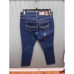 Harley Davidson  Womens 25 Petite Mid Rise Straight Leg Dark Wash Denim Jeans Photo 2