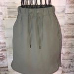 Lululemon Athletica Green On The Fly Woven Skirt size 4 olive green skirt Photo 1