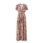 Melissa Odabash Viscose classic Lou Snake Long Dress size XS Brown Photo 2