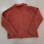 Vintage Deane & White Cardigan Sweater Burnt Orange Wool Blend Button Front Size L Photo 2