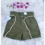 Topshop NWT Stripe Shorts with Rope Belt Photo 5