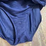 Calia Carrie Underwood Navy Blue Textured Bikini Swim Bottoms Large Photo 4