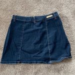 True Craft  Blue Denim Button Down Skirt SIZE 9 Photo 3
