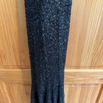 Faviana  Mesh Black Sequin Prom Gown Photo 2