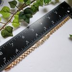 Gold Filled Chain Bracelet Mama with Crystals Photo 4