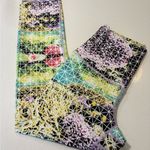 Lululemon  Wunder Under Crop II Leggings. Geometric Floral Mesh Print (Rare) - 4 Photo 3