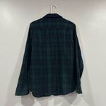 LL Bean Womens Scotch Plaid Flannel Shirt size M Blue Size M Photo 3