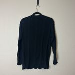 Free People FP Beach Hailee Oversized Henley Sweater Women's Textured Knit Photo 4