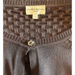 Karen Millen Brown Cropped Cardigan Bolero Style Sweater Embellished UK 2 XXS Photo 7