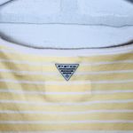 Columbia  PFG Fishing Gear Omni Wick Sleeveless Top Striped Yellow White Medium Photo 4