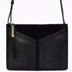 Stella & Dot COVET Highline leather suede mini crossbody purse black EUC ($159) Photo 1