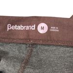 Betabrand  Brown Faux Suede Fall Bootcut Stretch Waist Pants Size Medium Photo 4