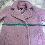 G Giuliana Teddy SHERPA MIDI Coat LILAC PINK Purple Size M Photo 4