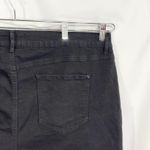 Cato  Plus Size 20W Denim Shorts Black Solid High Rise Casual‎ 8 Inch Stretch 503 Photo 5
