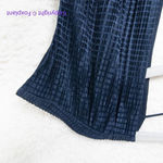 Monique Lhuillier Belted Sleeveless Knit Jumpsuit navy blue, size 8 Photo 5