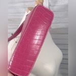 Mini Shoulder Bag Barbie Pink Alligator Texture Photo 5