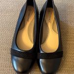 Cherokee Black Women's Flats with Embellished Strap Photo 0