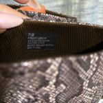 Born Brown Python Snakeskin Audriana Tall Heeled Boot Suede Fall Mobwife Sz 7.5M Photo 2