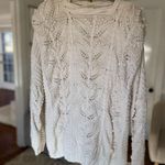Vintage Express Tricot Handknit Sweater Cream Quiet Luxury Size L Photo 0