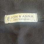 Jon & anna  Classic Black V-Neck Top Photo 3