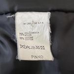 Pinko Faux Fur and Snakeskin front small coat Length 24, Bust 16, Shoulders 14 Photo 14