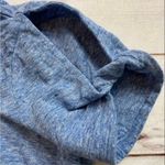 Athleta Zephyr Linen Twist Sleeve Tee Heather Blue Size Medium Photo 4