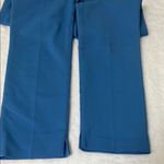 ZARA Blue Tailored Pantsuit Photo 3