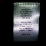 Joseph A NWT black sparkly long sleeve blouse Photo 7