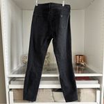 Guess Sexy Curve Bejeweled Distressed Black Jeans Size 30 Destroyed Knee Grunge Photo 3