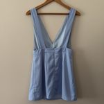 superdown New  Kaelyn Pinafore Mini Dress Light Blue Size M Photo 4