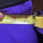 NO TAG Purple & Black Tank Top Work Out Gear. Elastic.Straps Built In Bra Sz XS Photo 6