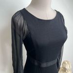 Alberta Ferretti Designer Black Bodycon Pencil Cocktail Holiday Party Dress Photo 5